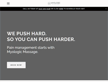 Tablet Screenshot of myologicmassage.com